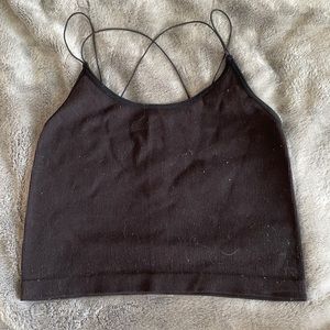 Strappy Black Tank